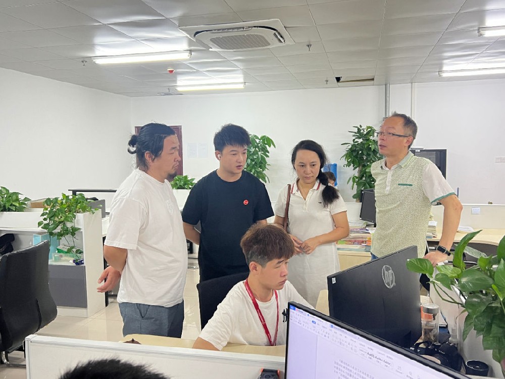 热烈欢迎安徽森原影视蔡总，徐导演一行莅临安徽德远助残就业服务中心参观考察